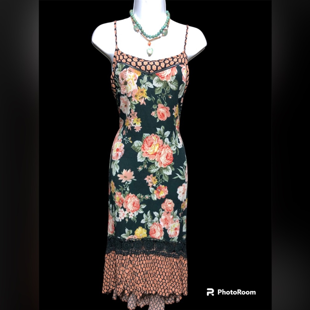 Xhilaration Floral MIDI Dress